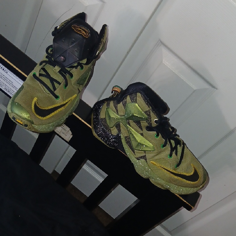 Nike Green and Black Sneakers High-Top